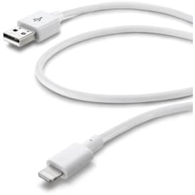 Cellularline Lightning laddarkabel med USB till iPhone 5/6/7 - 3 meter