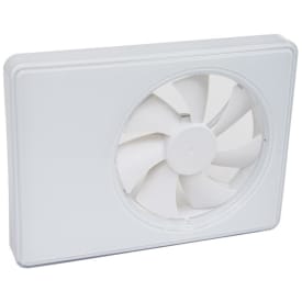 Duka SmartFan badventilator, hygrostat, timer, Ø100 mm, hvid