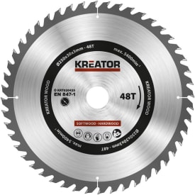 Kreator Rundsavsklinge 48 tænder - Ø250 mm