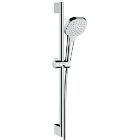 Hansgrohe Croma Select E 1jet dusjsett, krom/hvit