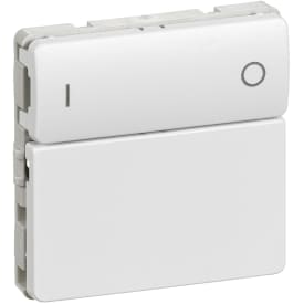 LK IHC Wireless Fuga Batteritryk, 2 slutte, 1 modul, Hvid