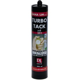 Dana Lim Turbo Tack 291 monteringslim, hvit, 290 ml