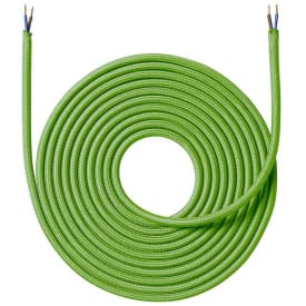 Nielsen Light lampsladd textil, 4 meter, limegrön