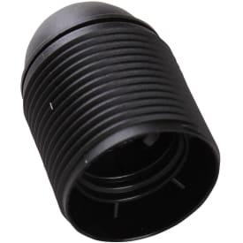 CROWN SOCKET E27 SVART