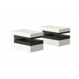 Frost Quadra hyldeholder, 2 stk., hvid