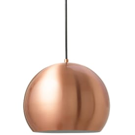 Nielsen Light Nice pendellampe, børstet kobber, Ø25 cm