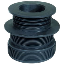 Purus kombinippel, 96/83-75/50 mm, gummi, svart