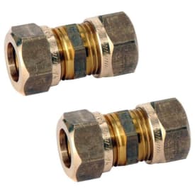 Anslutningsset 10 mm slätända till 15 mm kopparrör