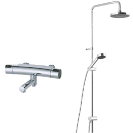 Mora Mmix Shower System Care badkarsblandare med duschset, krom