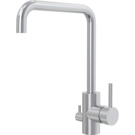Primy Steel Square D köksblandare, diskmaskinsavstängning, stål