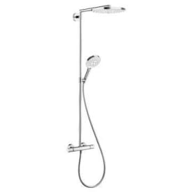 Hansgrohe Raindance Select S 300 dusjsett, krom/hvit