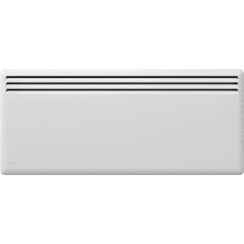 Nobø Front panelovn uten termostat, 1250W/230V, hvit, 13 m²