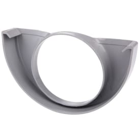 11&quot; x 75 mm Endebunn med hull grå Plastmo