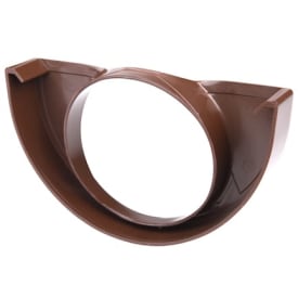 11&quot; x 75 mm Endebunn med hul brun Plastmo