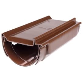 10&quot; Ekspansjonsstykke brun Plastmo