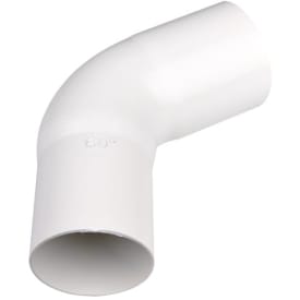 110 mm x 60° Bøye hvit Plastmo