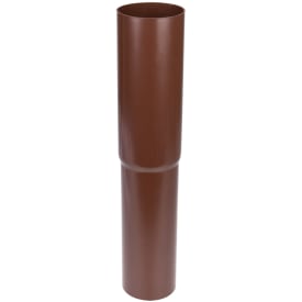 75 mm Senke rett brun Plastmo