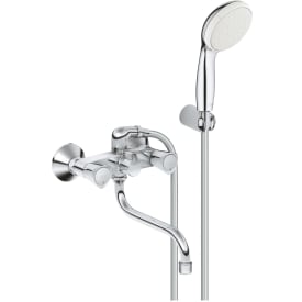 Grohe Costa S badekararmatur med dusjsett, krom