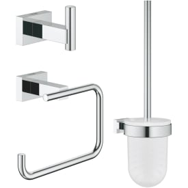 Grohe Essentials Cube 3i1 tilbehørssett, krom