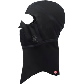 Buff elefanthue, windproof, sort, str.S/M