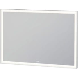 Duravit L-Cube speil med lys, dimbart, sensor, 100x70 cm, hvit