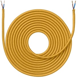 Nielsen Light lampsladd textil, 4 meter, curry