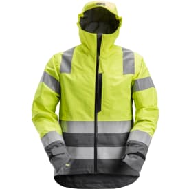 Snickers 2-lags vanntett skalljakke, 1330 High-Vis gul, på 3, XL