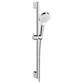 Hansgrohe Crometta 1jet dusjsett, vannbesparende, krom/hvit