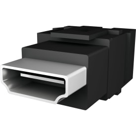 Kontakt HDMI 2.0 Keystone, svart