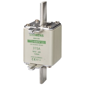 3 stk Sikring NH 3-AM 630A, AC 690V, 3ND1372