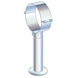Metalbestos kortsten uØ 250mm rökkanalstöd, golv