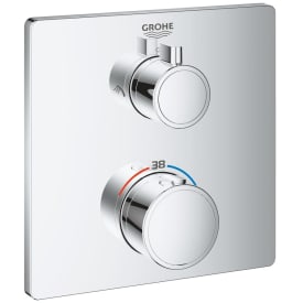 Grohe Grohtherm brusearmatur, krom