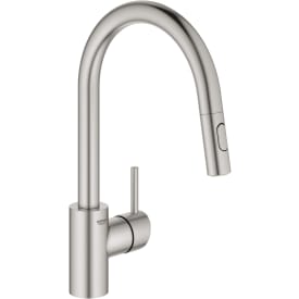 Grohe Concetto köksblandare, utdragbar pip, stål