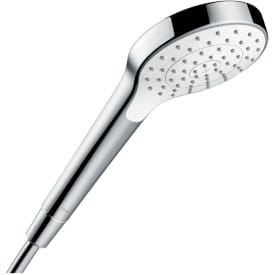 Hansgrohe Croma Select S handdusch, vattenbesparande, krom/vit