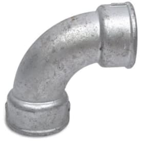 Galvaniserat böj, muff/muff 1 1/4" - kort