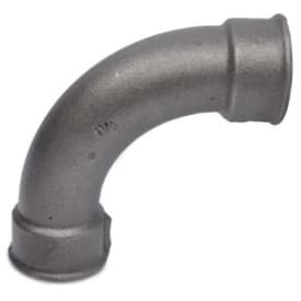 Sort bøyning, muffe/muffe 3/4" - lang