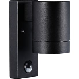 Nordlux Tin Maxi utomhus vägglampa med sensor, svart