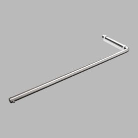 D line håndklestang, 47 cm, børstet rustfritt stål