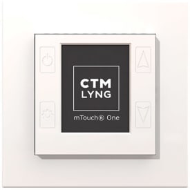 mTouch One, 1P, termostat og kontroller, hvit (RAL9003)