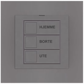 mTouch energisparebryter, matt alu