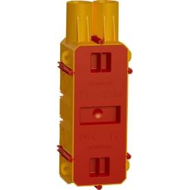 LK Fuga Air indstøbningsdåse gul 2½ modul
