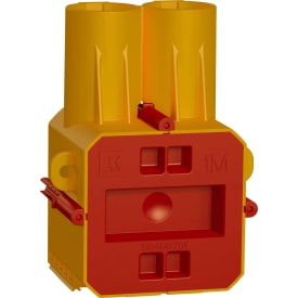 LK Fuga Air indstøbningsdåse gul 1 modul