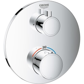 Grohe Grohtherm brusearmatur, krom