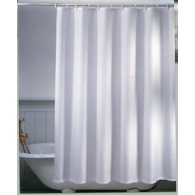 Van Der P Unicolor duschdraperi, 270x220 cm, vit