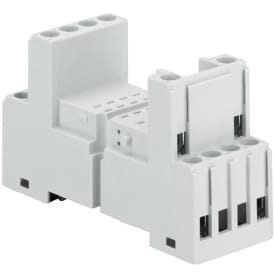 10 stk Relébase CR-M2SS, med skrukobling for CR-M 2 CO-relé