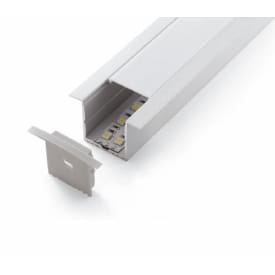 All Light aluminiumsprofil 17N, innfelt montering, 2 meter