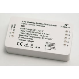 Zigbee RGBW-kontroller 12/24V 12A 2,4Ghz