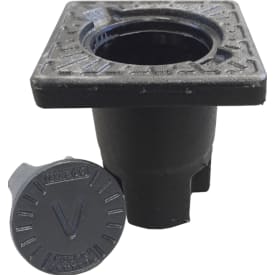 Fucoli SV/AV ventildeksel firkantet, V-merket
