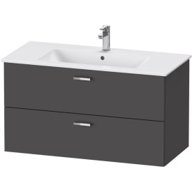 Duravit XBase underskab, 100x47,5 cm, mat grafit