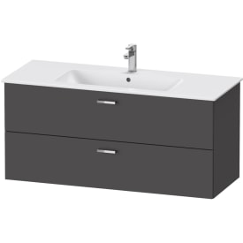 Duravit XBase underskab med skuffer 120 x 47,5 cm i mat grafit